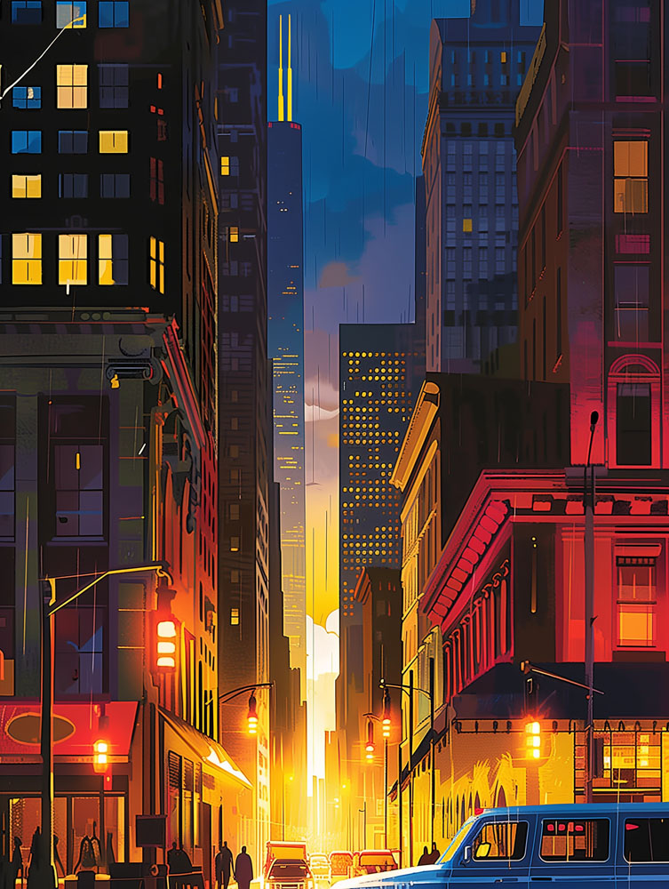 Screenprints of an Invented City — Barbara Xalman, 1 di 4
